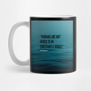 Drawing of Human Life Pattern Mug